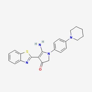 molecular formula C22H22N4OS B7753366 CID 7453607 