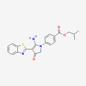 molecular formula C22H21N3O3S B7753375 CID 7453615 