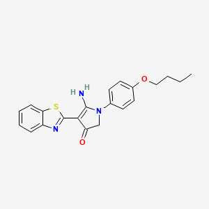 molecular formula C21H21N3O2S B7753383 CID 7453618 