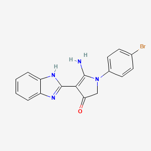 molecular formula C17H13BrN4O B7753418 CID 16461776 