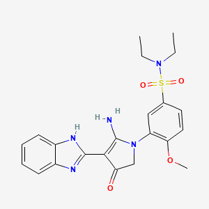 molecular formula C22H25N5O4S B7753430 CID 5219411 