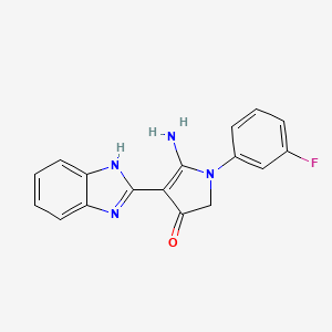 molecular formula C17H13FN4O B7753431 CID 4792388 