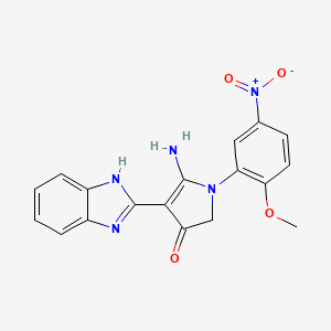molecular formula C18H15N5O4 B7753438 CID 18593170 