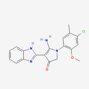 molecular formula C19H17ClN4O2 B7753445 CID 16461778 