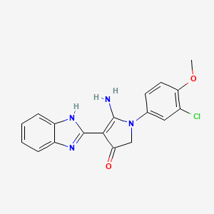molecular formula C18H15ClN4O2 B7753452 CID 16449503 