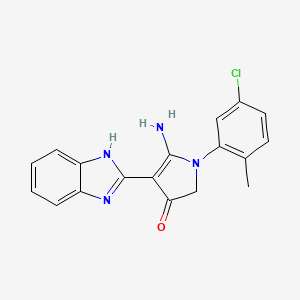 molecular formula C18H15ClN4O B7753457 CID 16449504 