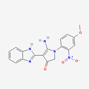 molecular formula C18H15N5O4 B7753468 CID 16461779 