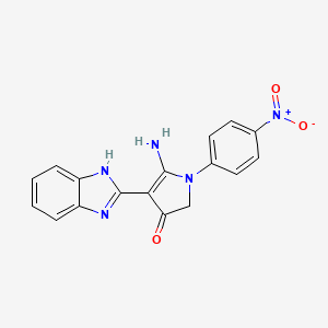 molecular formula C17H13N5O3 B7753489 CID 16449506 