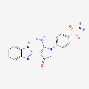 molecular formula C17H15N5O3S B7753491 CID 7453619 