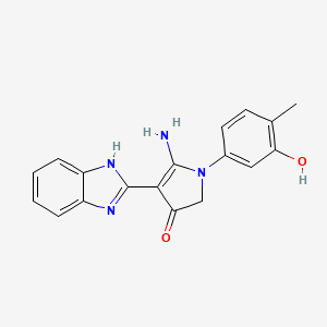 molecular formula C18H16N4O2 B7753507 CID 16461783 