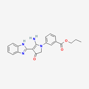 molecular formula C21H20N4O3 B7753562 CID 16449517 