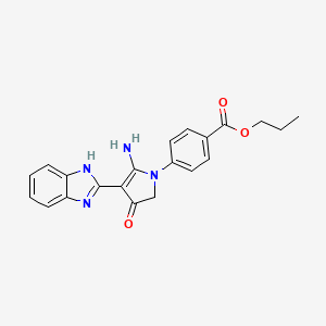 molecular formula C21H20N4O3 B7753565 CID 16449519 