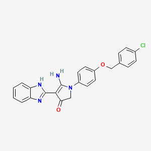 molecular formula C24H19ClN4O2 B7753609 CID 16461788 