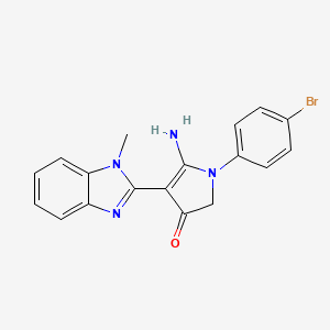 molecular formula C18H15BrN4O B7753654 CID 9122906 