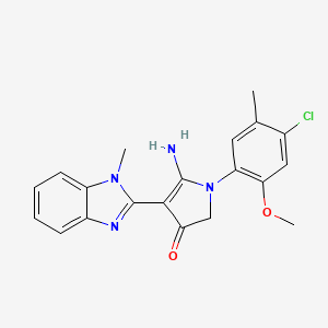 molecular formula C20H19ClN4O2 B7753665 CID 7540525 
