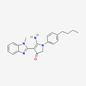 molecular formula C22H24N4O B7753673 CID 7540529 