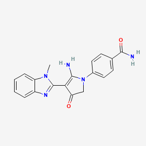 molecular formula C19H17N5O2 B7753680 CID 7540531 