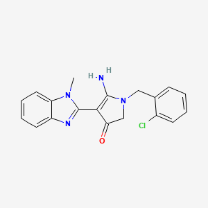 molecular formula C19H17ClN4O B7753706 CID 7540549 