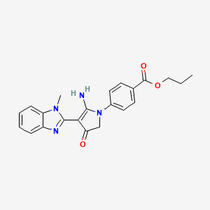 molecular formula C22H22N4O3 B7753709 CID 7540553 