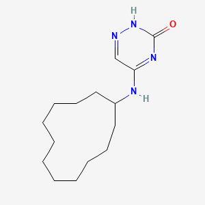 molecular formula C15H26N4O B7753951 5-(cyclododecylamino)-2H-1,2,4-triazin-3-one 