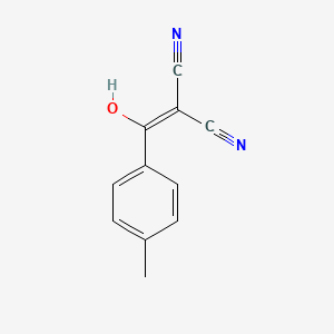 molecular formula C11H8N2O B7754075 2-[Hydroxy-(4-methylphenyl)methylidene]propanedinitrile 