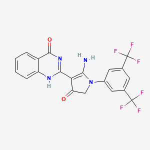molecular formula C20H12F6N4O2 B7754080 CID 22694094 