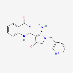 molecular formula C18H15N5O2 B7754091 CID 9124523 