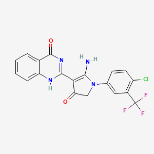 molecular formula C19H12ClF3N4O2 B7754105 CID 22694096 