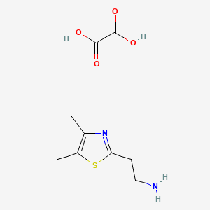 2-(Dimethyl-1,3-thiazol-2-yl)ethan-1-amine; oxalic acid