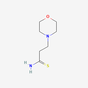 molecular formula C7H14N2OS B7754233 3-(Morpholin-4-yl)propanethioamide CAS No. 16888-44-1