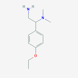 molecular formula C12H20N2O B7754310 [2-Amino-1-(4-ethoxyphenyl)ethyl]dimethylamine 