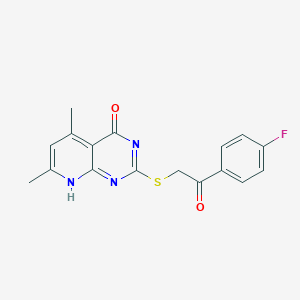 molecular formula C17H14FN3O2S B7754441 CID 735693 