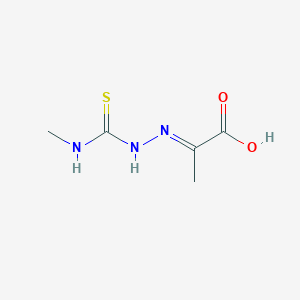 (2E)-2-(methylcarbamothioylhydrazinylidene)propanoic acid