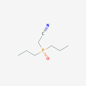 molecular formula C8H16NOP B7754521 2-Dipropylphosphorylacetonitrile 