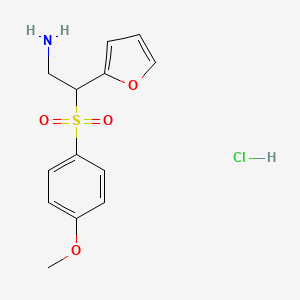 2-(Furan-2-yl)-2-((4-methoxyphenyl)sulfonyl)ethan