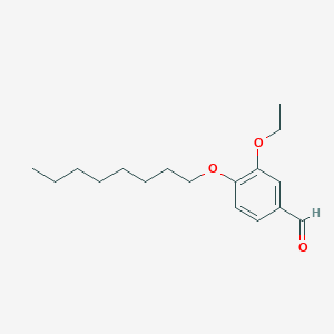 molecular formula C17H26O3 B7754773 3-Ethoxy-4-(octyloxy)benzaldehyde 