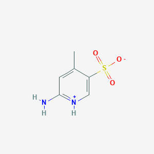 6-Amino-4-methylpyridin-1-ium-3-sulfonate