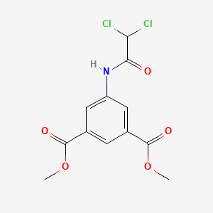 molecular formula C12H11Cl2NO5 B7754956 Dimethyl 5-(2,2-dichloroacetamido)isophthalate 