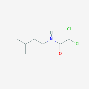 molecular formula C7H13Cl2NO B7754974 2,2-dichloro-N-(3-methylbutyl)acetamide 