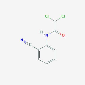 2,2-dichloro-N-(2-cyanophenyl)acetamide