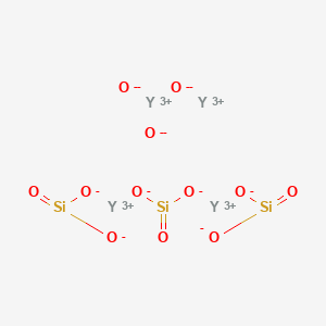 molecular formula O12Si3Y2-6 B077558 Yttrium oxide silicate (Y2O(SiO4)) CAS No. 12027-88-2