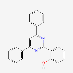 molecular formula C22H16N2O B7755958 4,6-Diphenyl-2-(2-hydroxyphenyl)pyrimidine CAS No. 52829-05-7