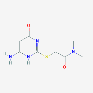 molecular formula C8H12N4O2S B7755977 CID 698648 
