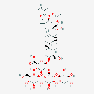 molecular formula C59H92O27 B077562 茶皂苷 CAS No. 11055-93-9