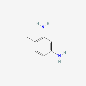 molecular formula C7H10N2<br>C7H10N2<br>CH3C6H3(NH2)2 B7756345 2,4-Diaminotoluene CAS No. 91696-44-5
