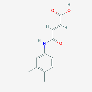 molecular formula C12H13NO3 B7756496 (2E)-4-[(3,4-Dimethylphenyl)amino]-4-oxobut-2-enoic acid CAS No. 85843-38-5