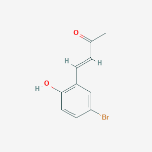 molecular formula C10H9BrO2 B7756730 (E)-4-(5-bromo-2-hydroxyphenyl)but-3-en-2-one 