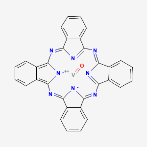 molecular formula C32H16N8OV B7756891 Oxo(29H,31H-phthalocyaninato(2-)-N29,N30,N31,N32)vanadium 