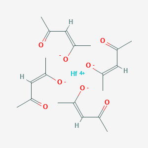 molecular formula C20H28HfO8 B7756893 乙酰丙酮铪 