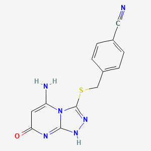 molecular formula C13H10N6OS B7756925 CID 712837 